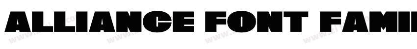 Alliance Font Family字体转换